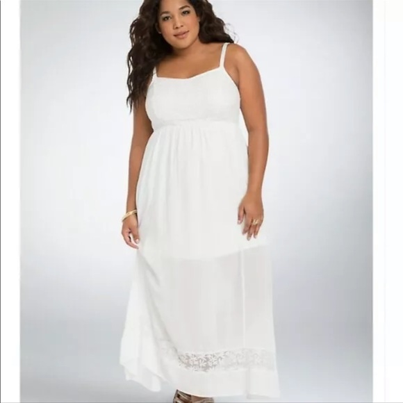 torrid embroidered dress